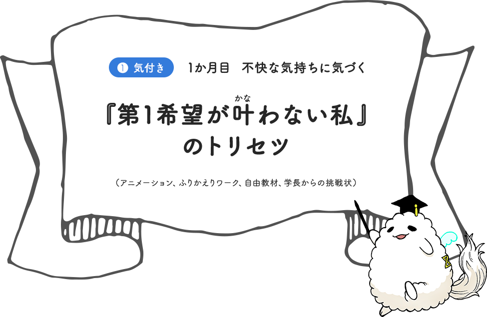 『第1希望が叶わない私』のトリセツ